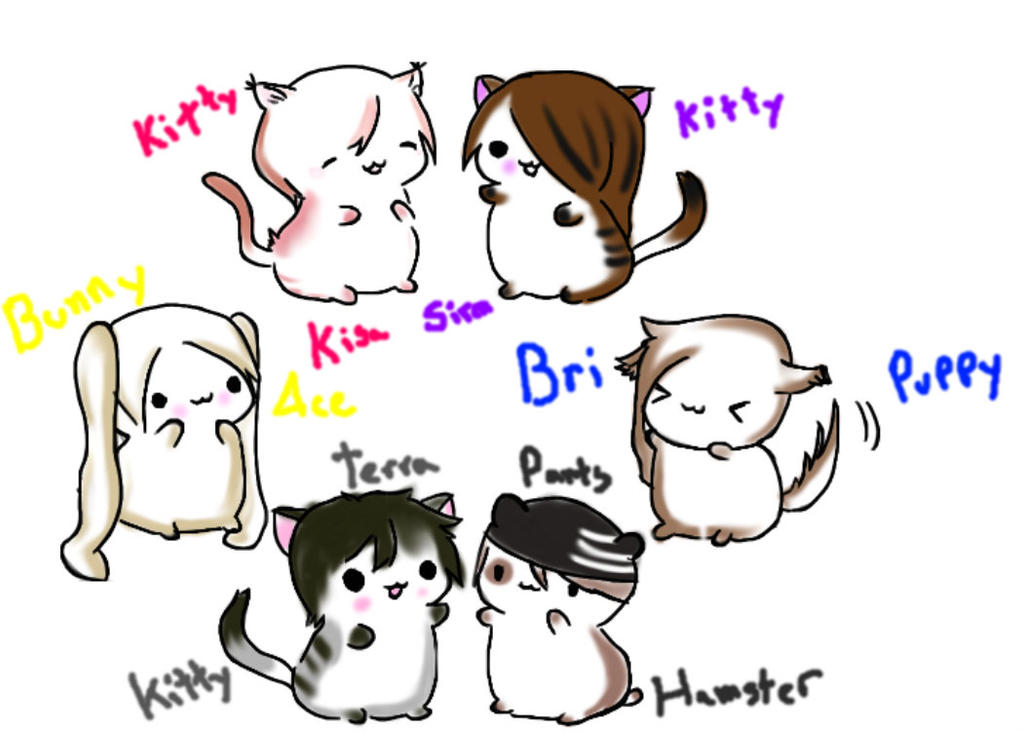 the Fluff gang by Siren701 on DeviantArt
