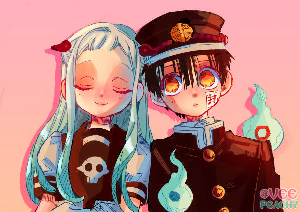 Yashiro and Hanako-Kun by veepeachy on DeviantArt