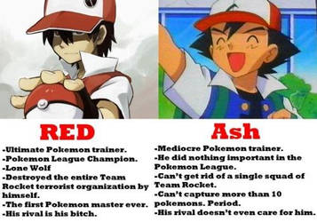 red and ash