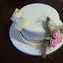 White hat cake