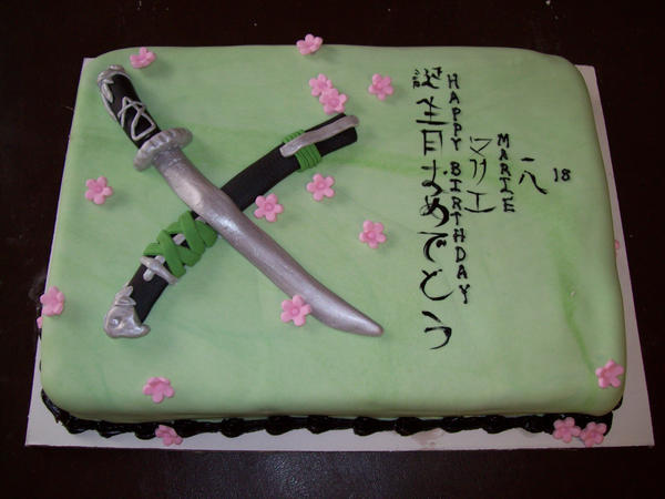 Katana cake