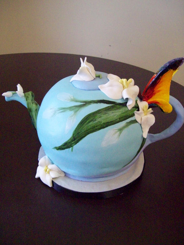 Teapot cake