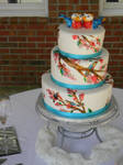 Chirp wedding cake