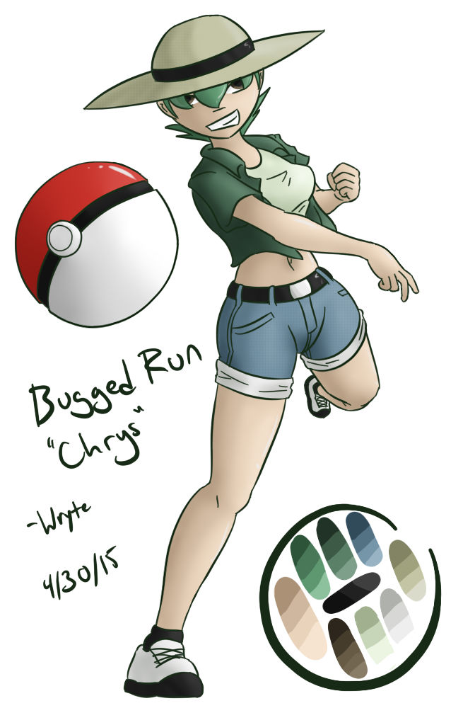 Pokemon Chris Rear View Chrys by c-willey on DeviantArt
