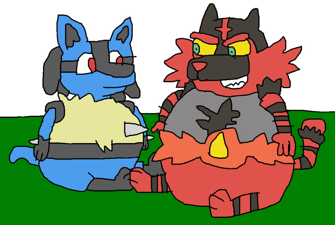 Lucario and Incineroar Vore and Stuffed (USA) by FatBBCBestWestern on ...