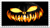 Evil Jack O Lantern Stamp.