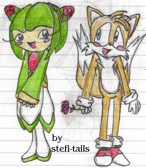 Flor Tails Graph Flor Tails y Cosmo by stefi-tails on DeviantArt