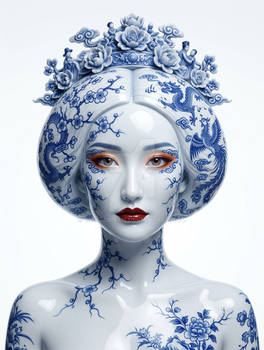 Chinese Porcelain (My Portrait + AI)