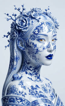 Chinese Porcelain (My Portrait + AI)