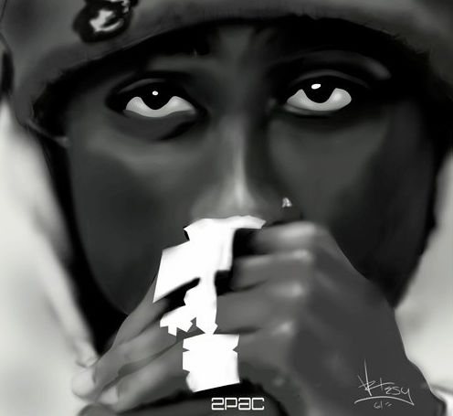 2Pac Illustration by ascribble on DeviantArt