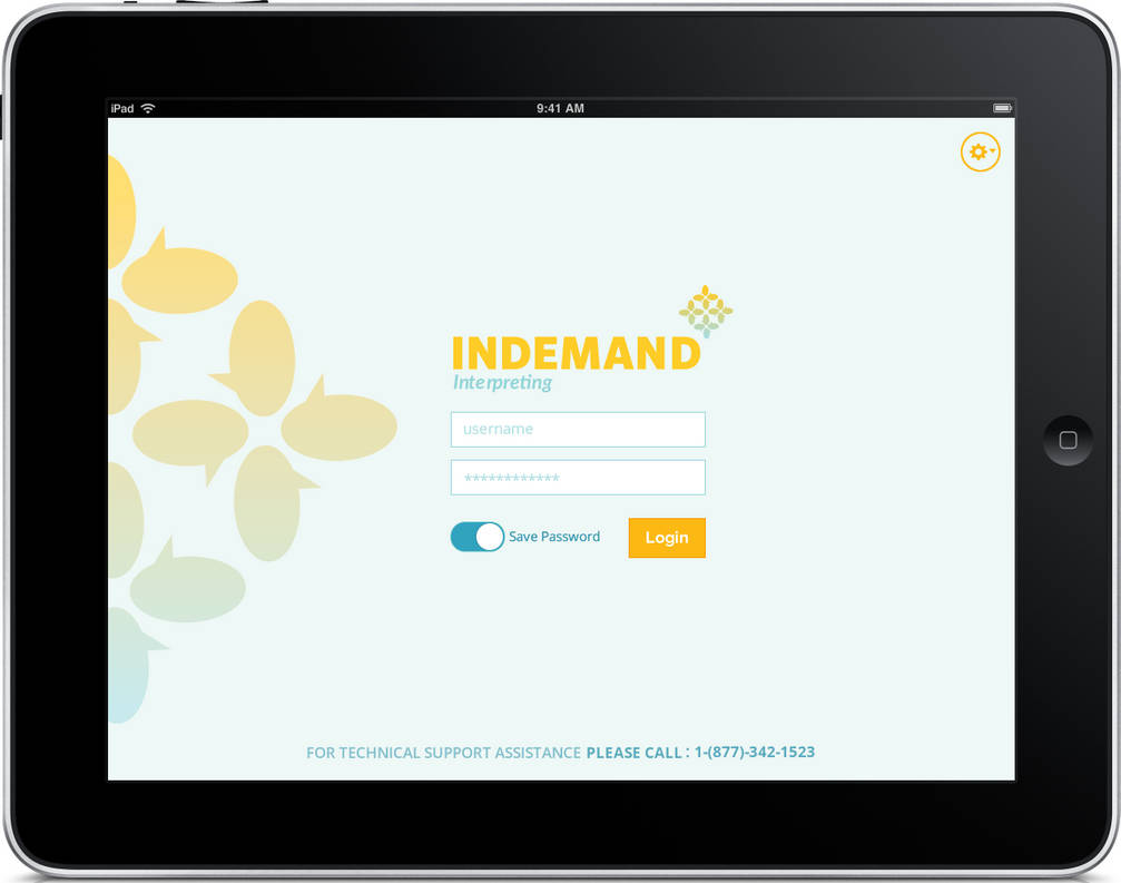 iPad App - Login page design by HemangiT on DeviantArt