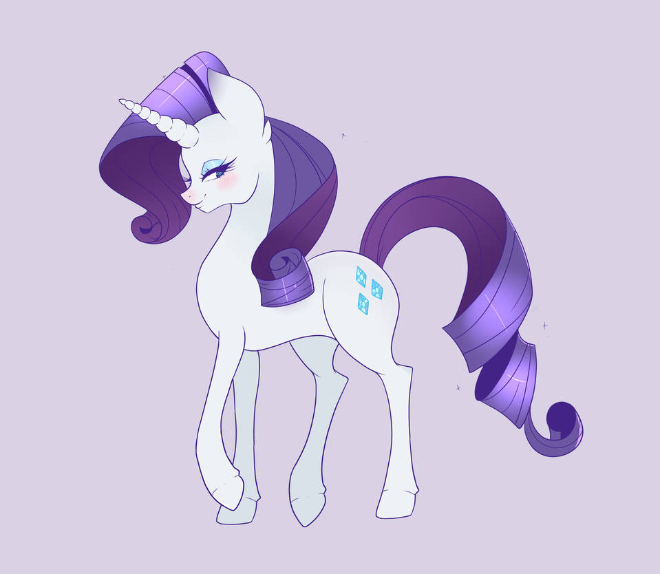 MLP - Rarity by bethybot on DeviantArt
