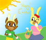 Toontown contest~ Hoppy Easter by Sarasalandkittens