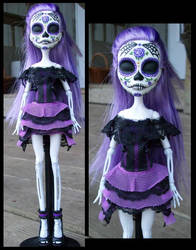 Monster High Custom Spectra 'Day of the Dead' Doll