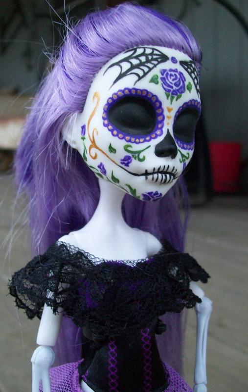 Custom Monster High Spectra 'Day of the Dead' 2