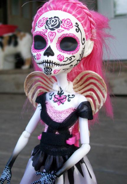 Day of the Dead Monster high Custom Cupid 2