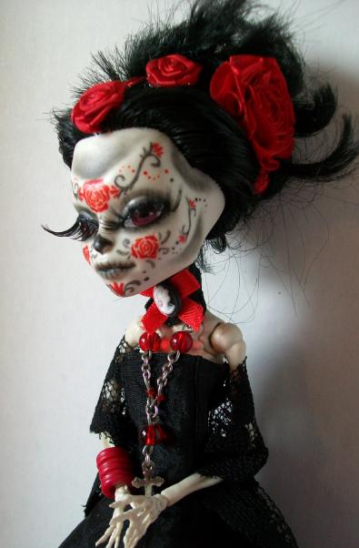 Monster High Custom Day of the Dead Sophia 2