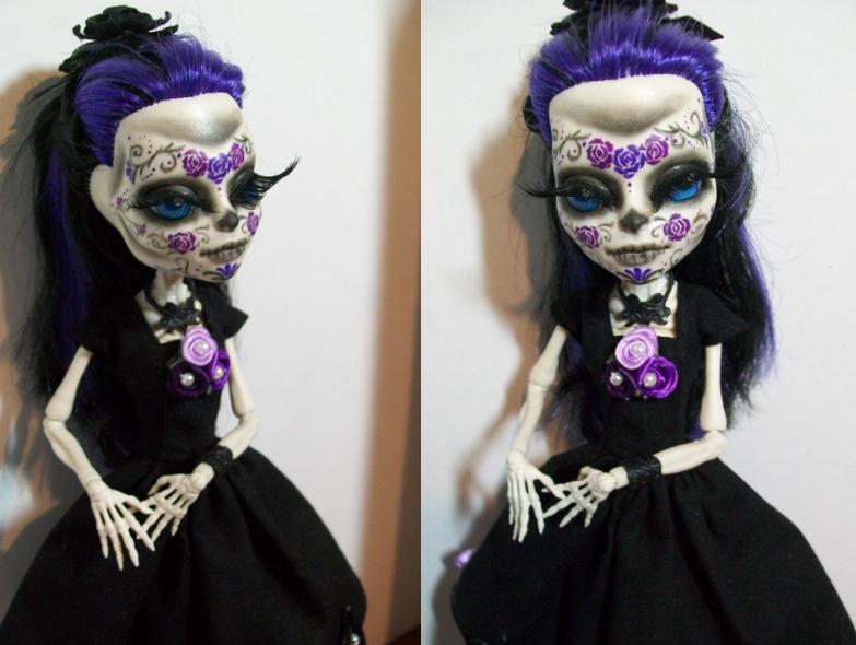 Day of the dead Skelita Monster High Custom