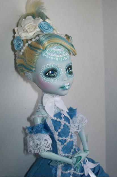 Monster High custom lagoona victorian lace ooak