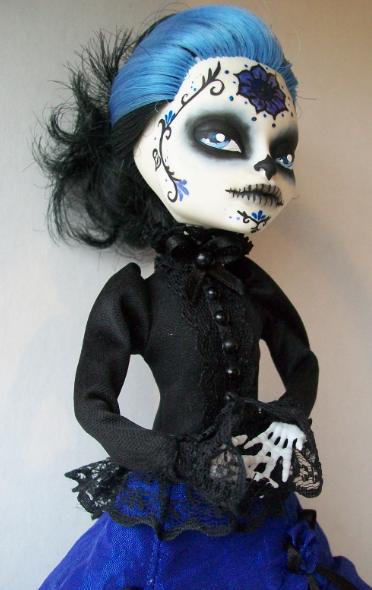 Monster High Custom Skelita day of the dead