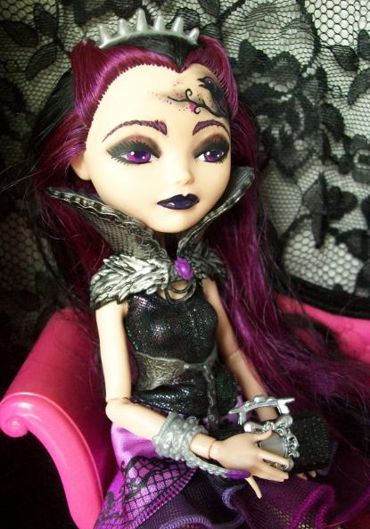 Raven Queen Ever After Custom Doll