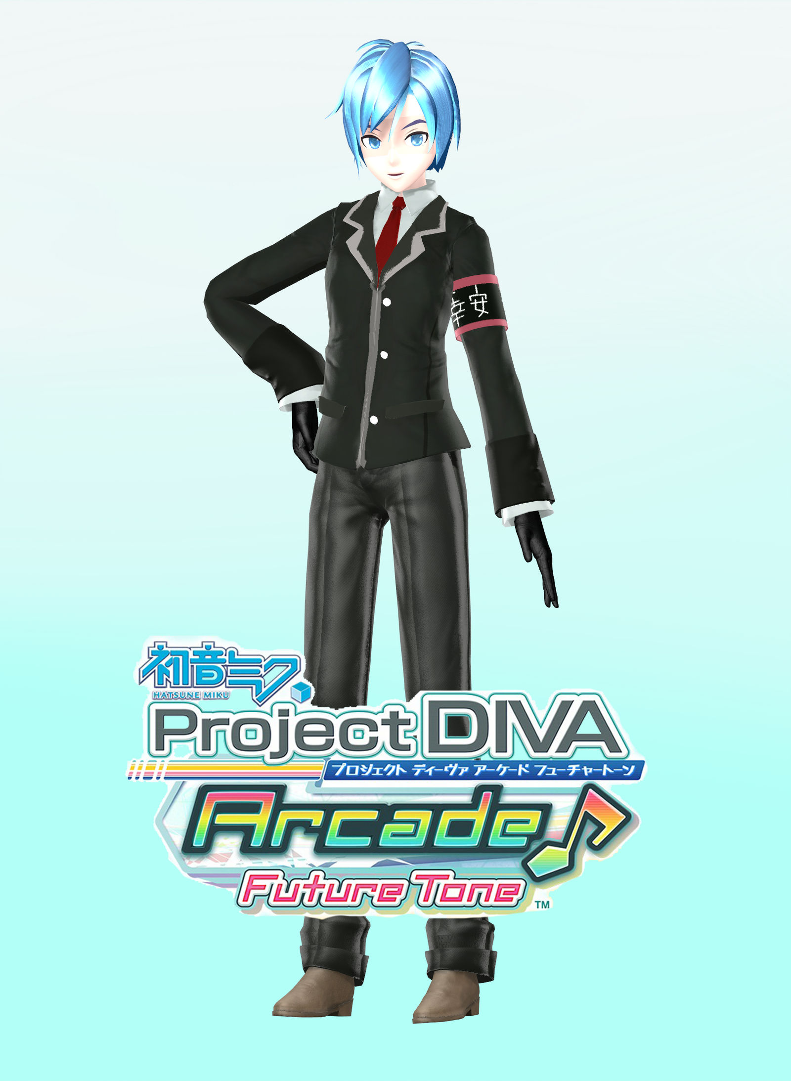 PDA-Future Tone kaito Committee of happiness by johnjan11 on DeviantArt
