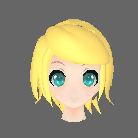 wip-- kagamine rin face/prog. 2 by johnjan11 on DeviantArt
