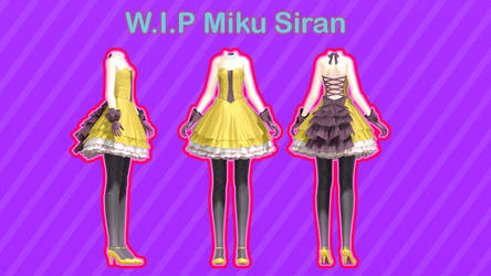 .:WIP clothing of miku siran Normalmap:. by johnjan11