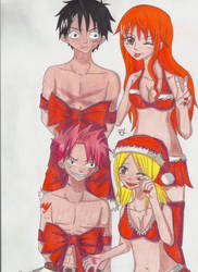 One Piece  and Fairy Tail LuNa und NaLu