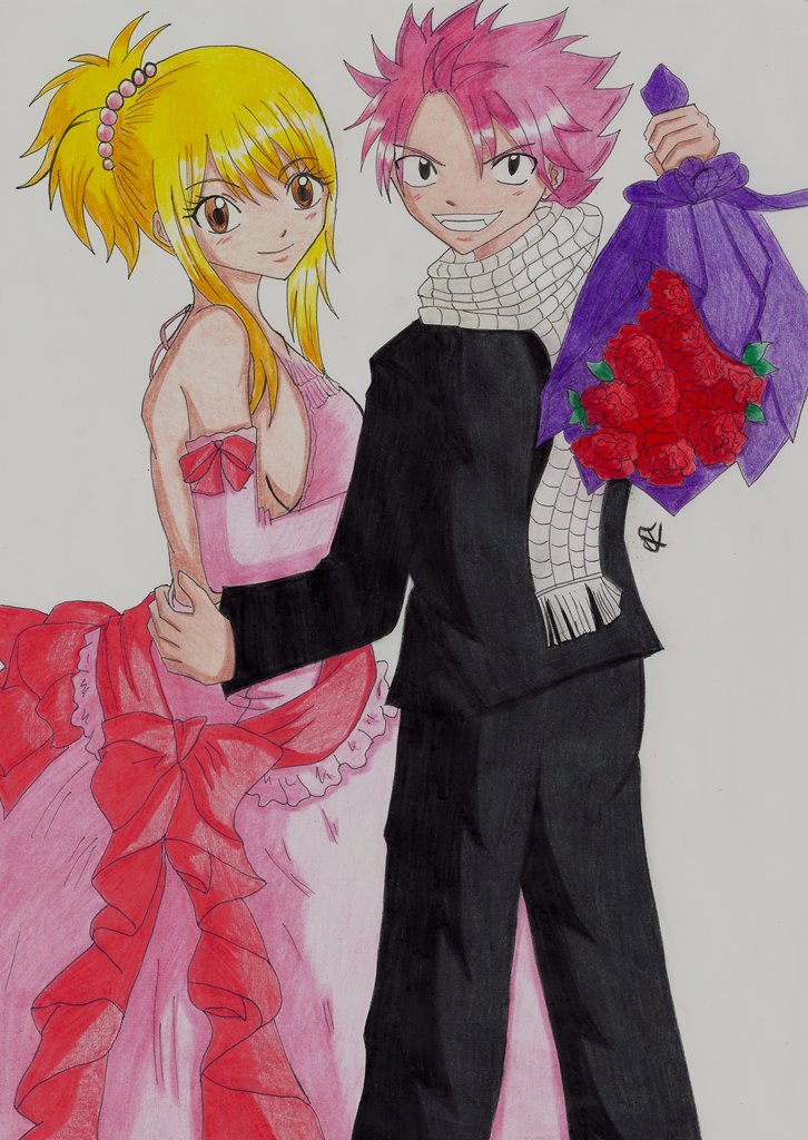 Lucy and Natsu Fairy Tail