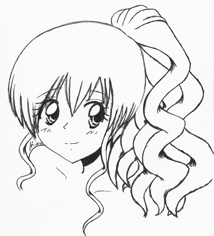 Anime Girl With Curly Hair By Ariibabee On Deviantart Anime Girl With Curly Hair By Ariibabee On Deviantart