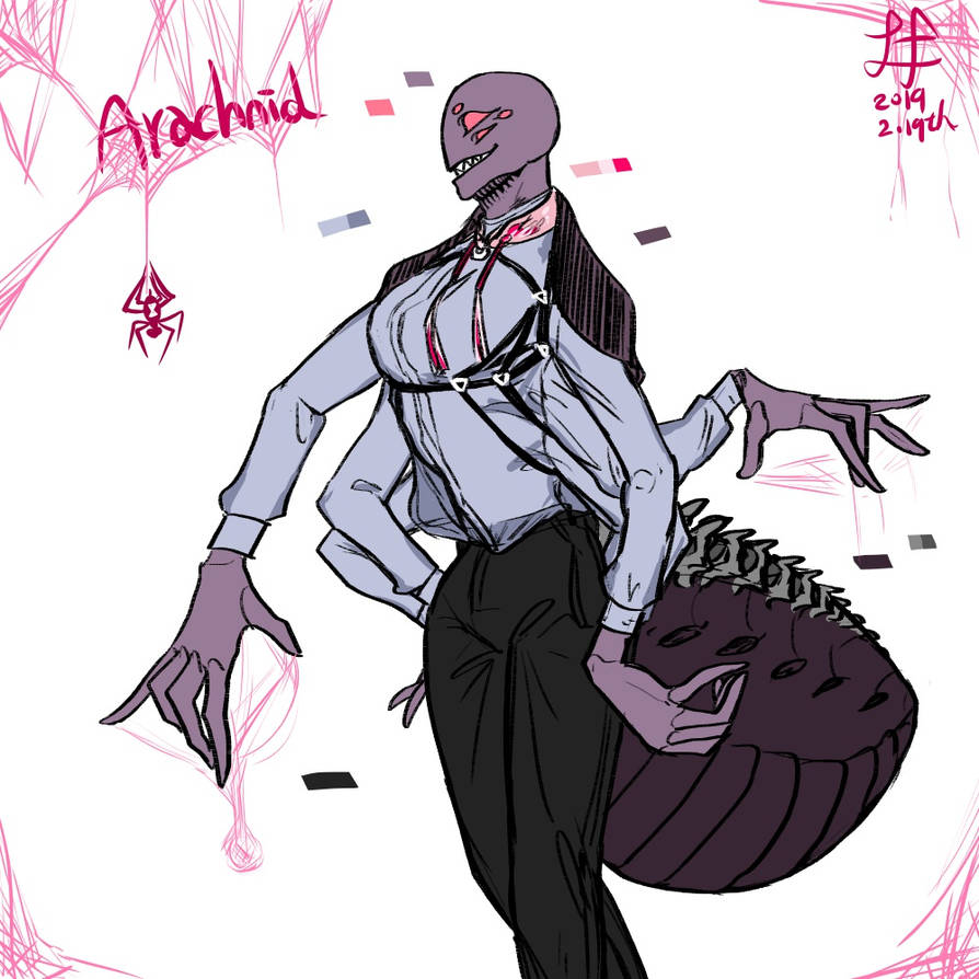 Spider Insects Oc Spider Creature OC. Arachnid. by InfinityFace2 on DeviantArt