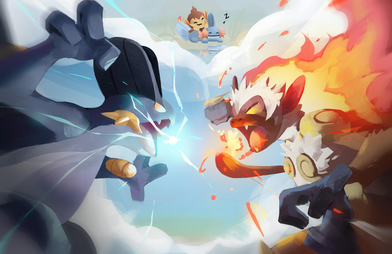Infernape Vs Rhyperior Childhood Friends to Rivals: Swampert vs Infernape by SwissPancakes on ...