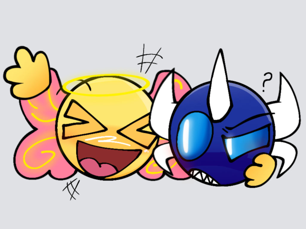 (GD) demon and angel :D! by GelluKorean6374 on DeviantArt