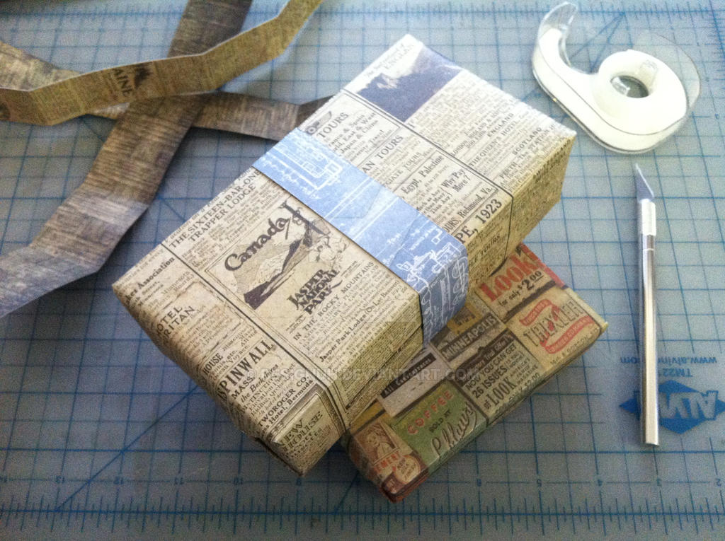Vintage Gift-wrapping by Designuh on DeviantArt