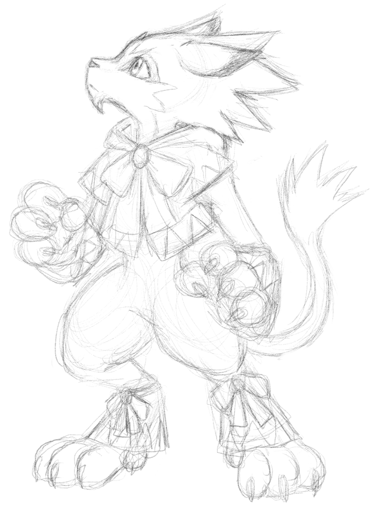 -Sketch- Moomba White Mage