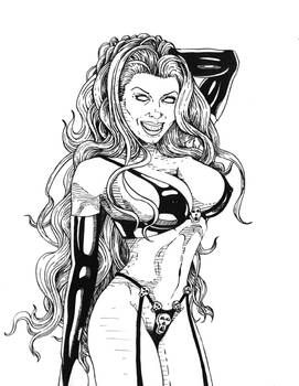 Sultry Lady Death - Inked