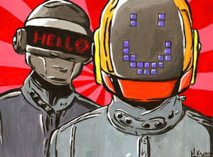 Daft Punk Painting