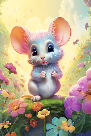 MEADOW MOUSE BOOK COVER ART
