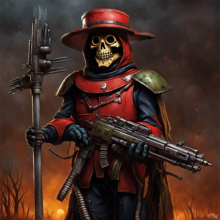 Sci Fi Halloween Scarecrow Imperial Guard