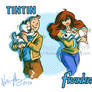 Tintin et Franka