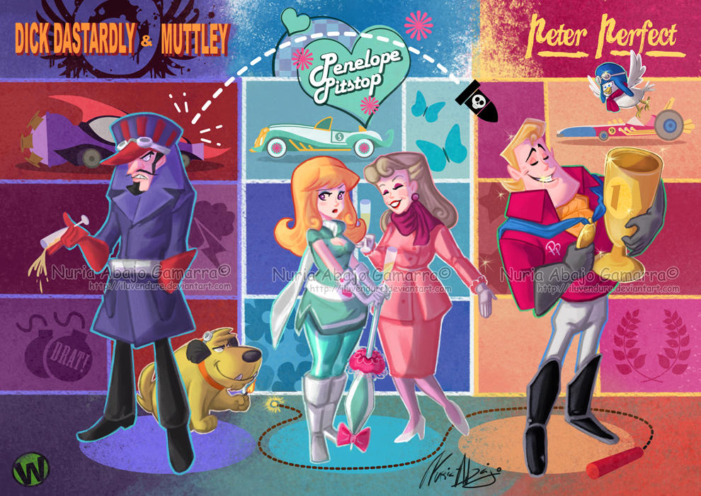 Wacky Races redesign 1 by nuriaabajo on DeviantArt