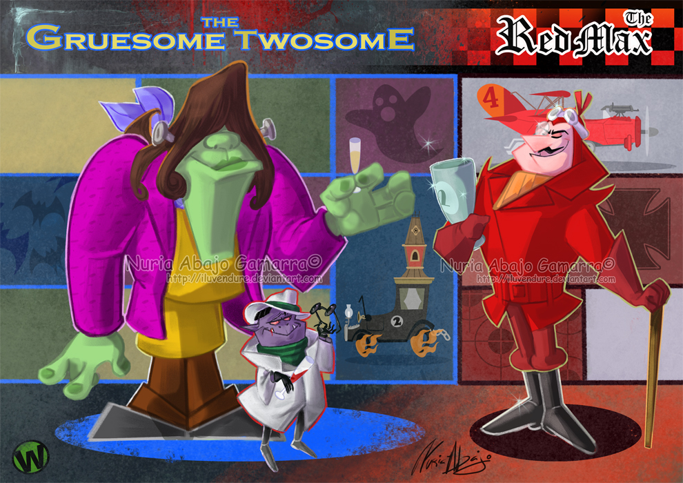 Wacky Races redesign 3 by nuriaabajo on DeviantArt