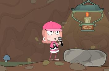 My Poptropican Avatar singing underground