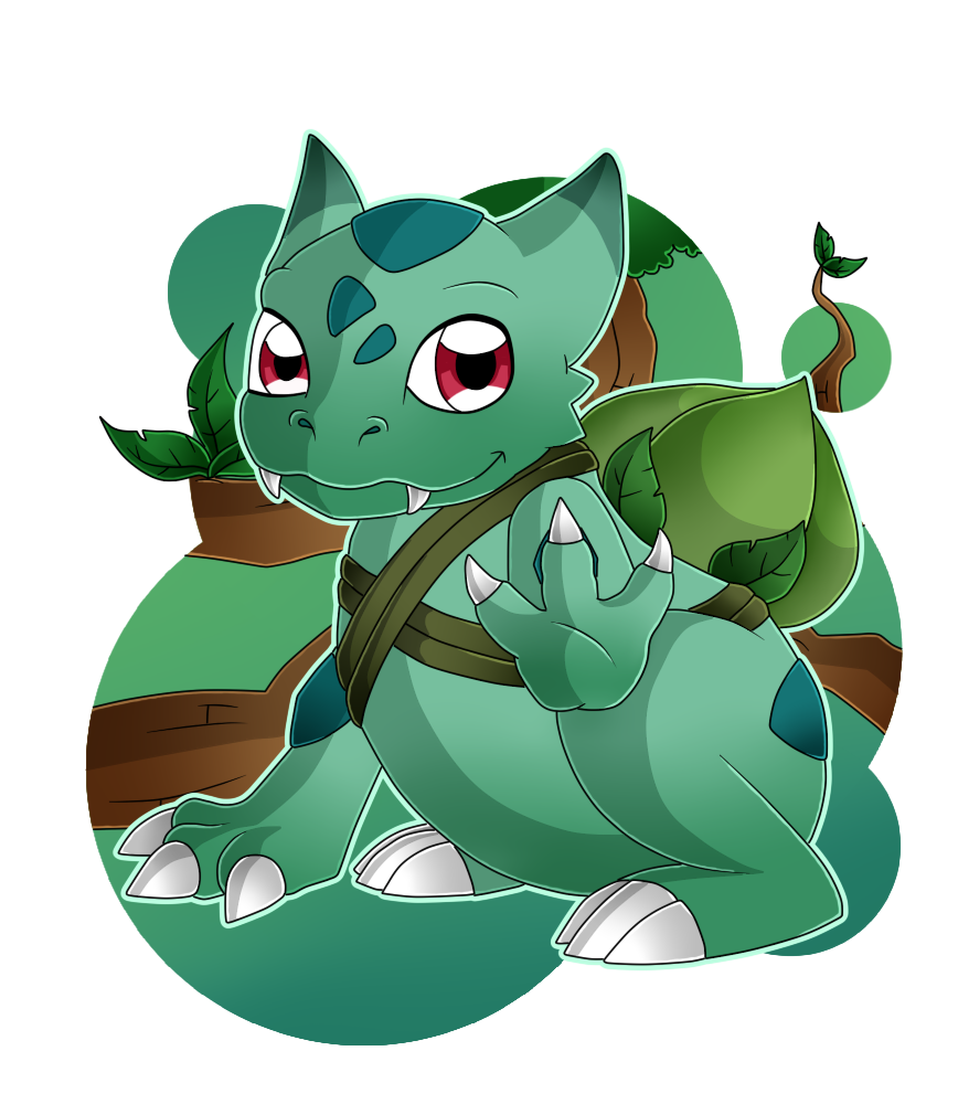 Bulbasaur Digimon #001 - Bulbasaurmon - If Pokemons Were Digimons by HeyAnkey on DeviantArt