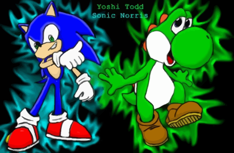 Sonic And Yoshi By Daisuke Uzumaki On DeviantArt.