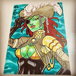 Commission: MTG Pirate Merfolk 01