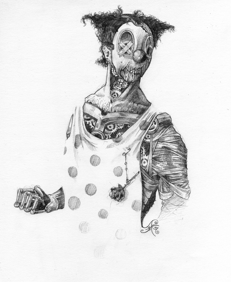 sketch: clocwork clown