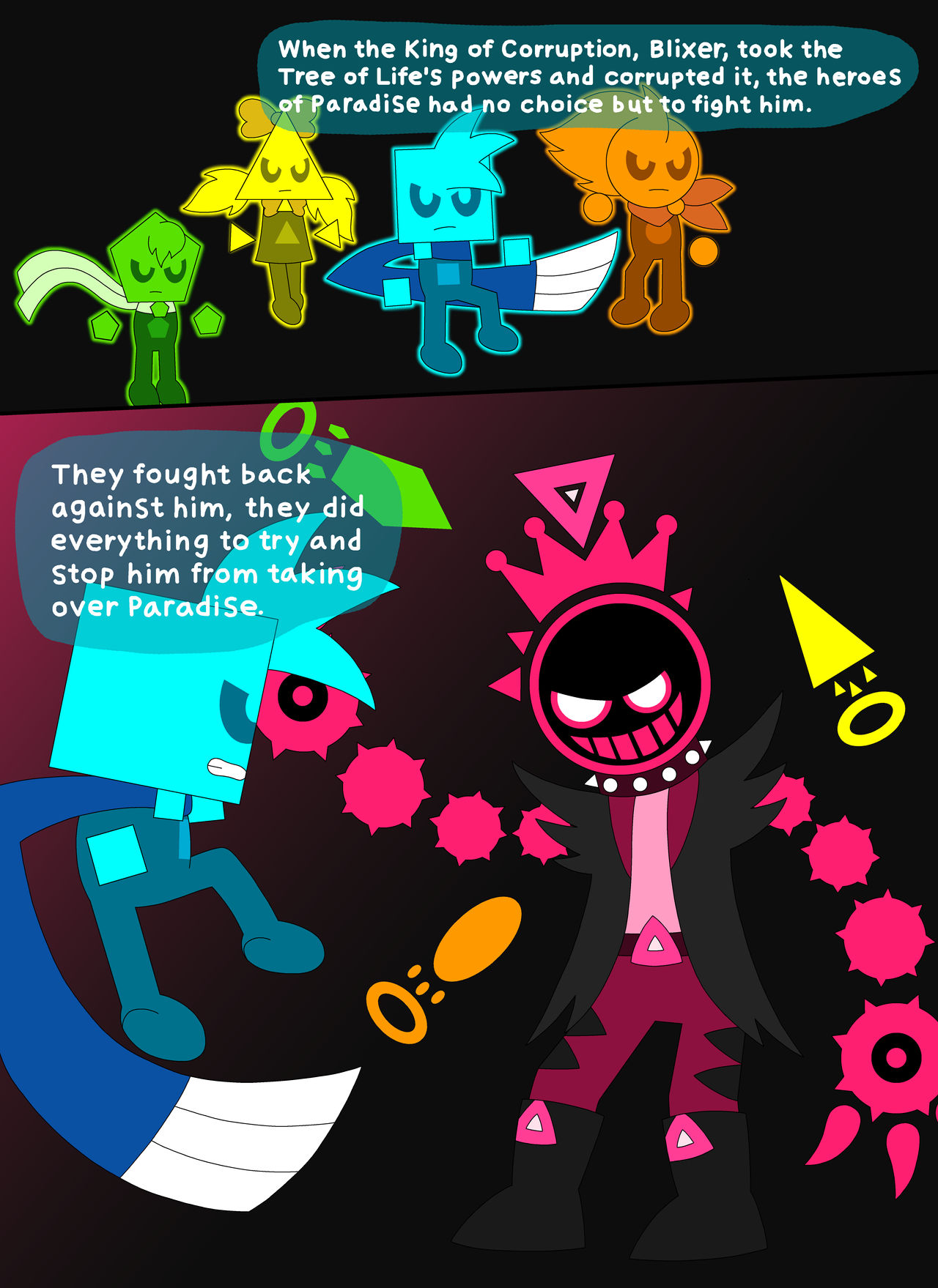 Just Shapes and Beats: The Star Hero page 2 by Linedol on DeviantArt
