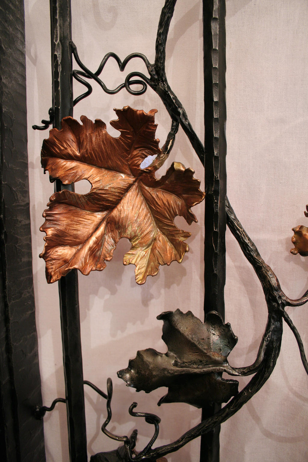 wine cellar door detail